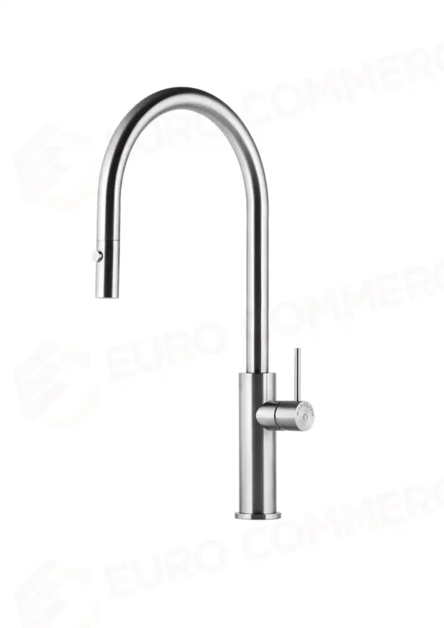 STAINLESS STEEL KITCHEN SINK MIXER, BRIDGE SPOUT, PULL-OUT SHOWER - EROSS317 - MONOLITH