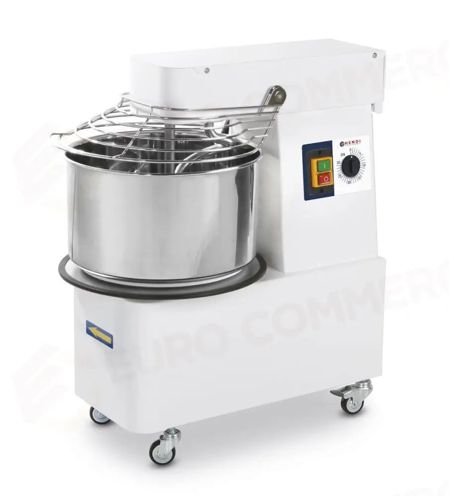 MISCELATORE A SPIRALE CON TESTA E CIOTOLA FISSE 35 KG/H 10L 230V/370W 240X590X(H)575MM - HENDI