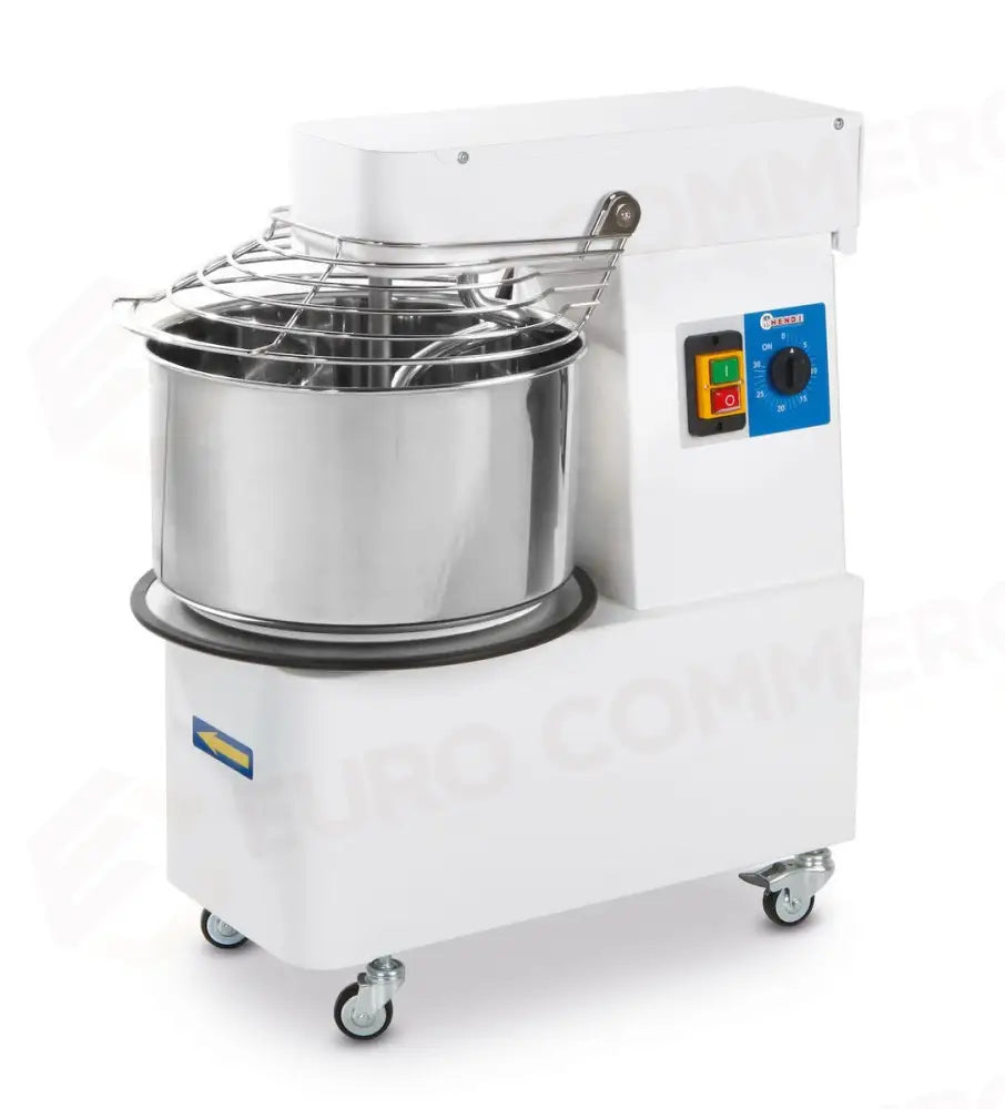 MISCELATORE A SPIRALE CON TESTA E CIOTOLA FISSE 56 KG/H 16L 400V/750W 378X690X(H)730MM - HENDI