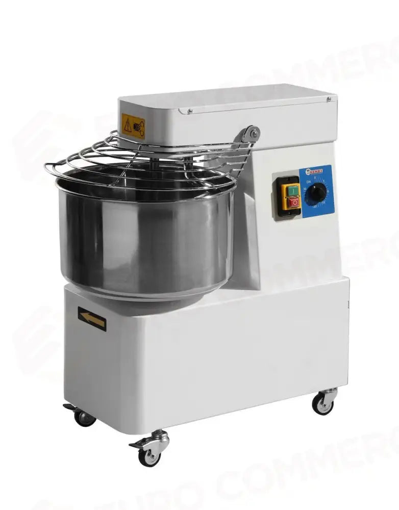 MISCELATORE A SPIRALE CON TESTA E CIOTOLA FISSE 88 KG/H 32L 230V/1100W 431X740X(H)804MM - HENDI