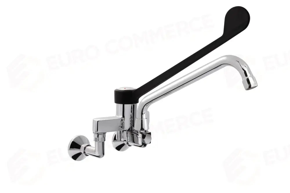 MISCELATORE BIFORO A MURO CON CANNA GIREVOLE E LEVA CLINICA IN PA6. INTERASSE 155±20MM - R0102020211 - MONOLITH