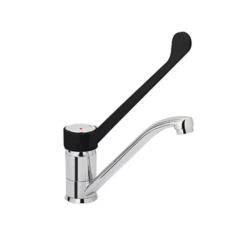MISCELATORE MONOFORO CON LEVA CLINICA IN MATERIALE PLASTICO PA6,LUNGHEZZA CANNA GIREVOLE 215MM - R0201020224 - MONOLITH