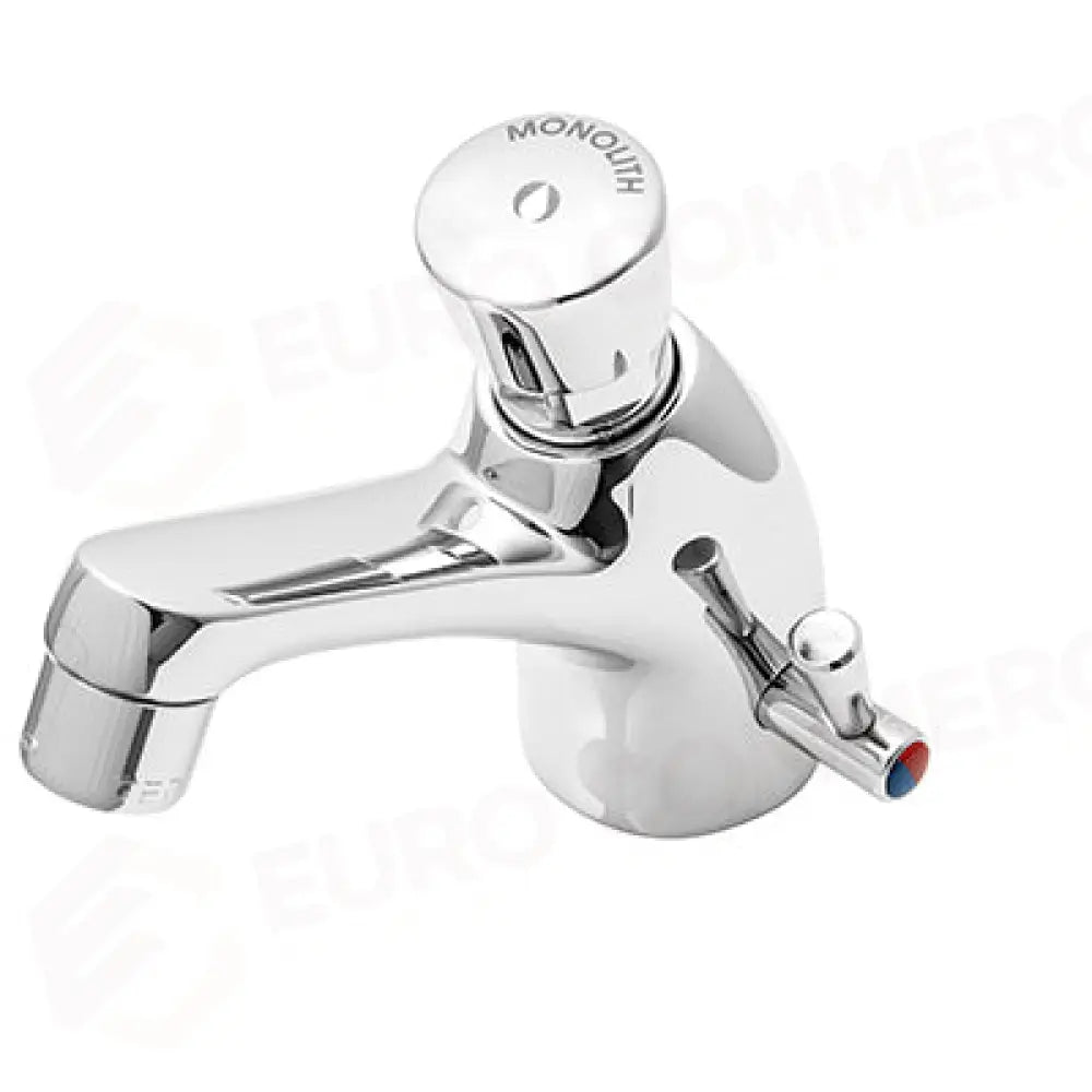 MISCELATORE TEMPORIZZATO LAVABO SERIE BASIC CON FLEX E VALVOLA N.R TEMPO EROGAZ. 10 SEC - ARES002B - MONOLITH