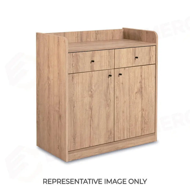 MOBILE COLORE WENGÉ, 2 TRAMOGGE, 2 CASSETTI PORTAPOSATE - 1625W - METALCARRELLI