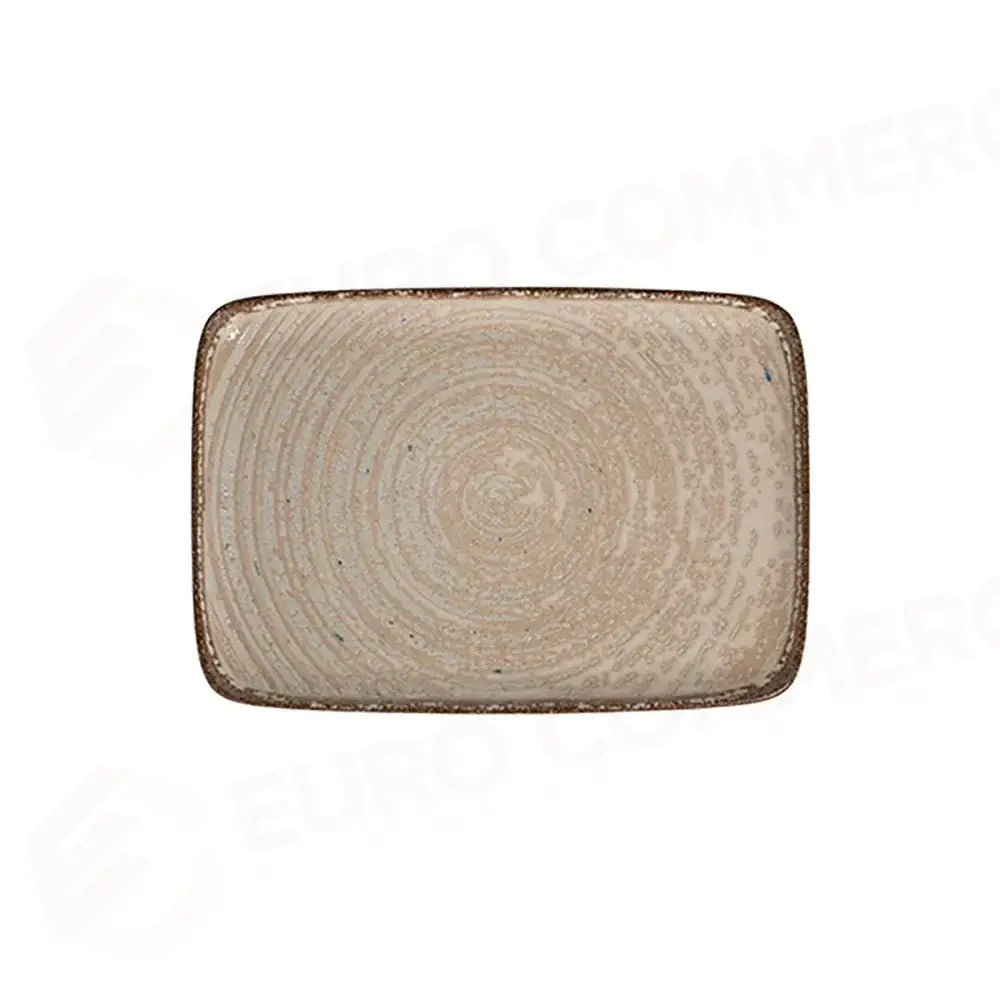MOCHA QUADRO RECTANGULAR PLATE 37 CM (33 * 23) - 20200-151637 - ID FINE