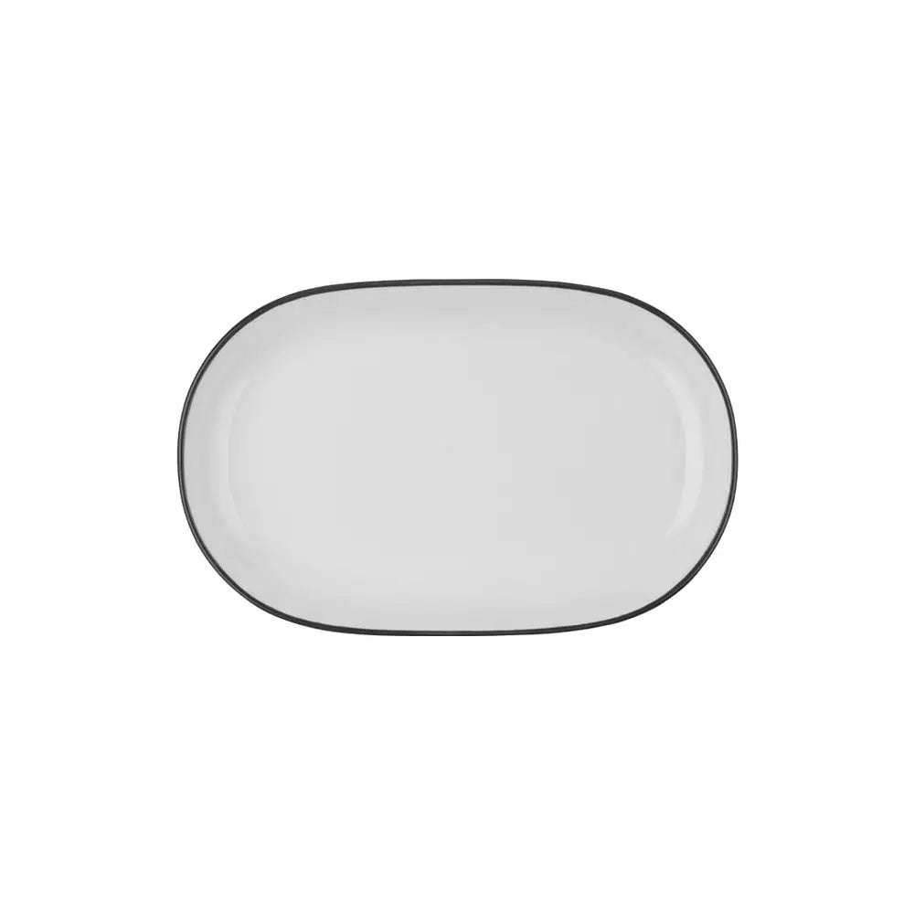 MODEST BLACK MAGNUS oval PIATTO 28 CM - 19001-143028 - ID FINE