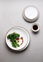 MODEST BROWN LONA OVAL PLATE 31 CM - 18001-113031 - ID FINE