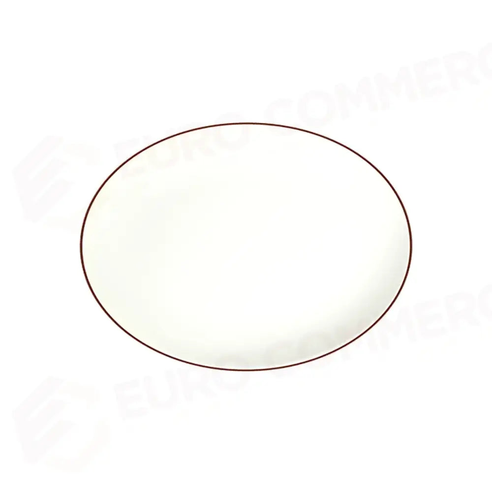 MODEST BROWN LONA OVAL PLATE 36 CM - 18001-113036 - ID FINE