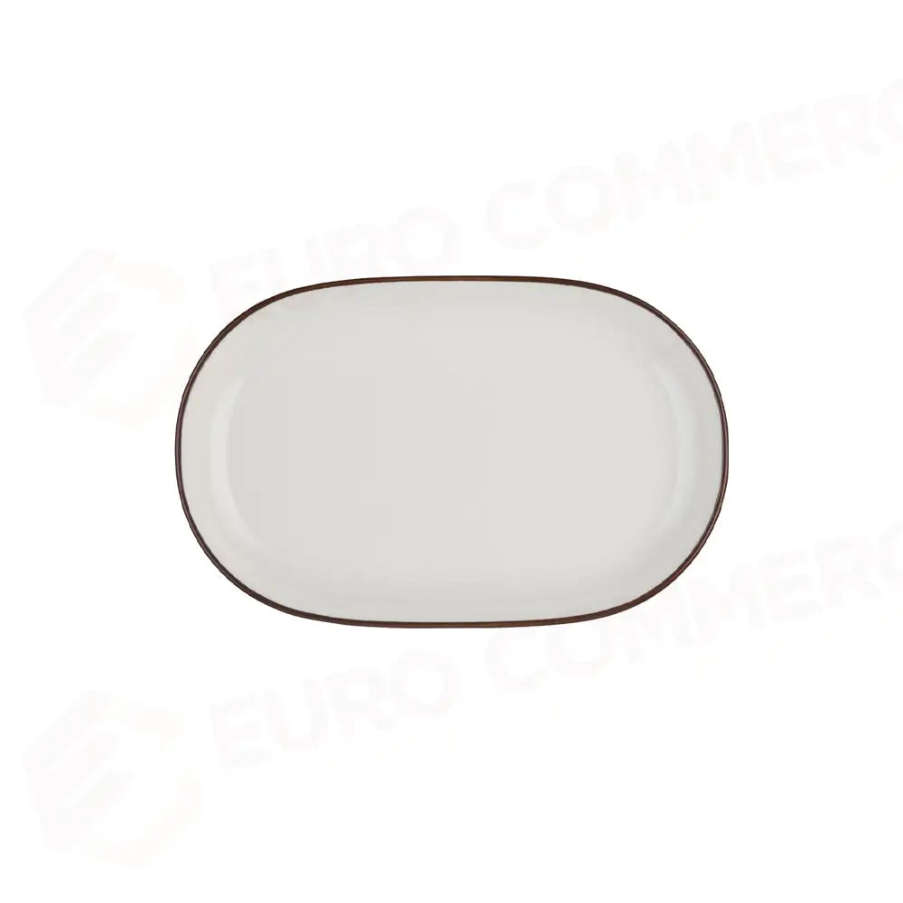 MODEST BROWN MAGNUS oval PIATTO 28 CM - 18001-143028 - ID FINE