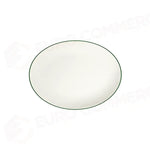 MODEST GREEN LONA OVAL PLATE 33 CM - 16001-113033 - ID FINE
