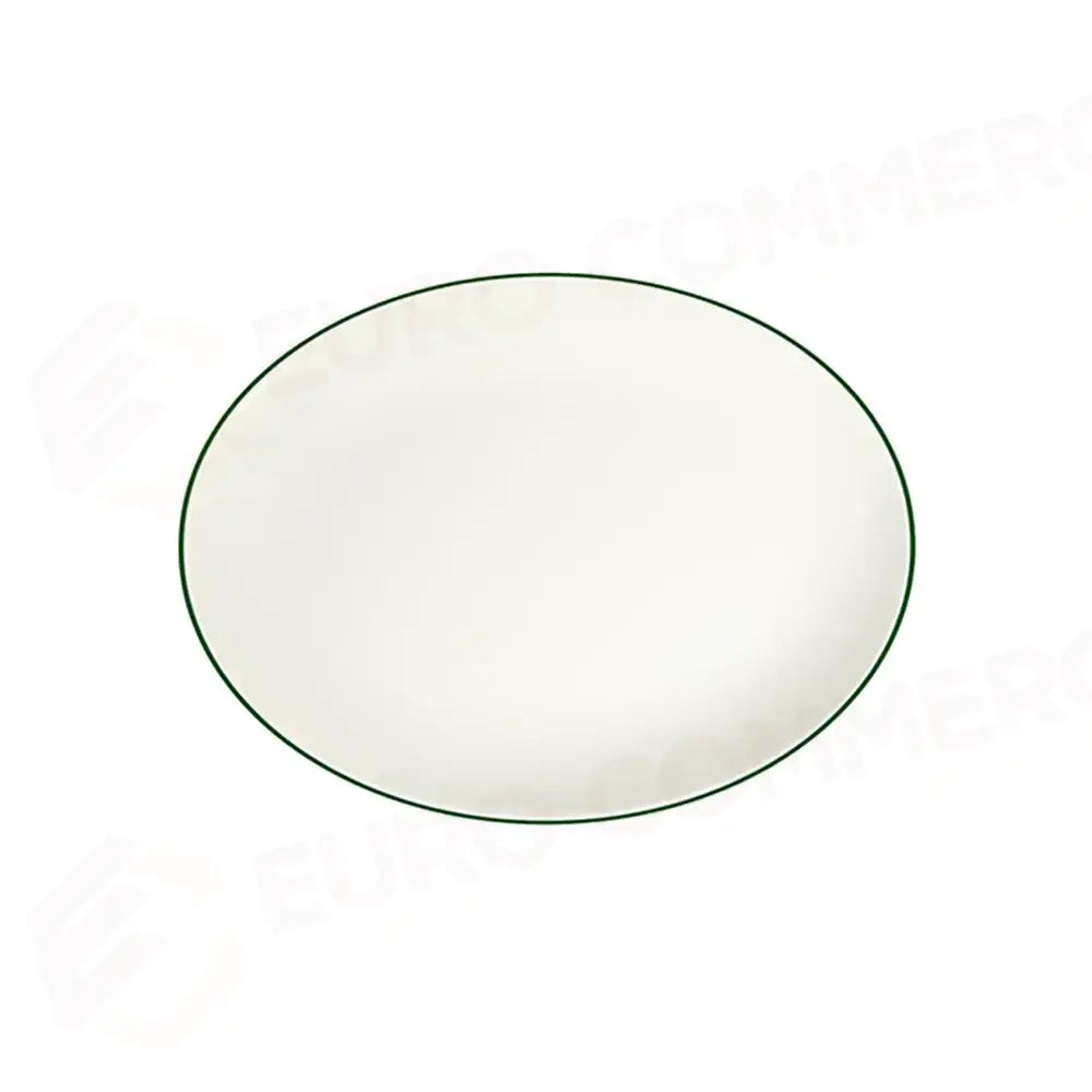 MODEST GREEN LONA OVAL PLATE 36 CM - 16001-113036 - ID FINE