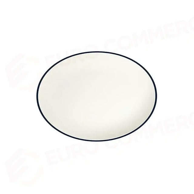 MODEST NAVY LONA OVAL PLATE 33 CM - 15001-113033 - ID FINE