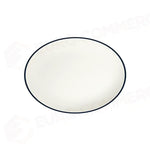 MODEST NAVY LONA OVAL PLATE 36 CM - 15001-113036 - ID FINE
