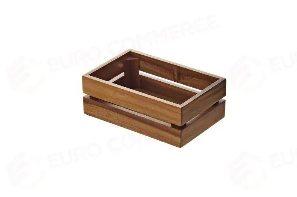 MODULO CONTENITORE IN ACACIA NATURALE - 56,3X36X11 CM - S5002.R - LEONE - ESPOSITORI BUFFET IN ACACIA
