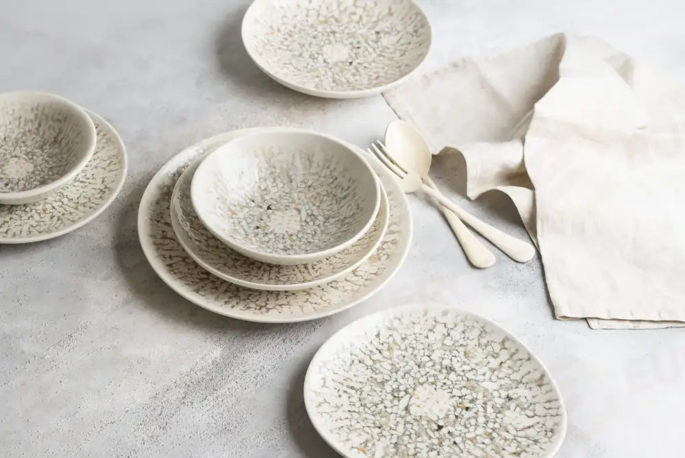MOSAIC SAND TUVAL PIATTO PIANO 25 CM - TVL25DZ-ID1007 - ID FINE