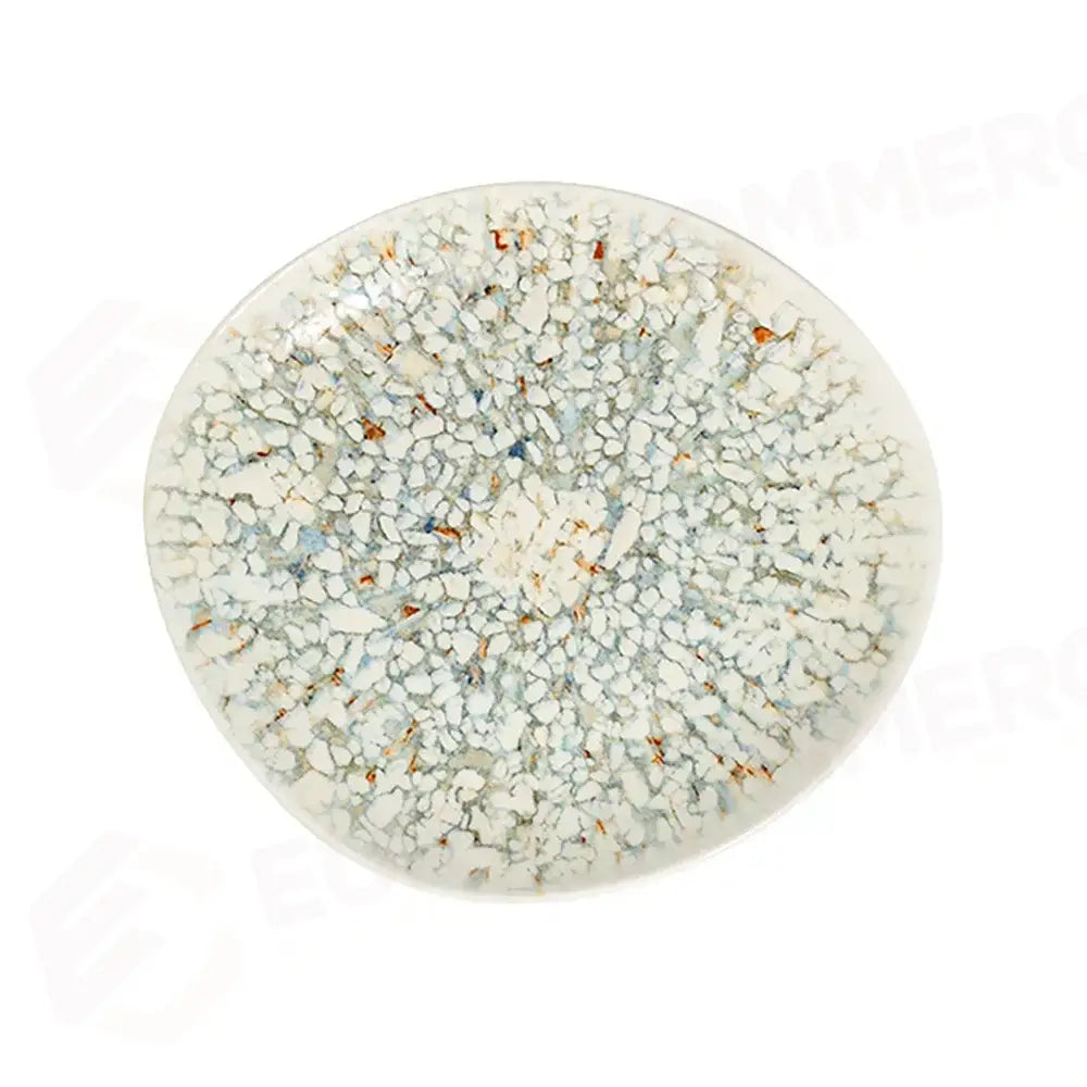 MOSAIC TURQUOISE PEBBLE PIATTO PIANO 27 CM - PBL27DZ-ID1008 - ID FINE