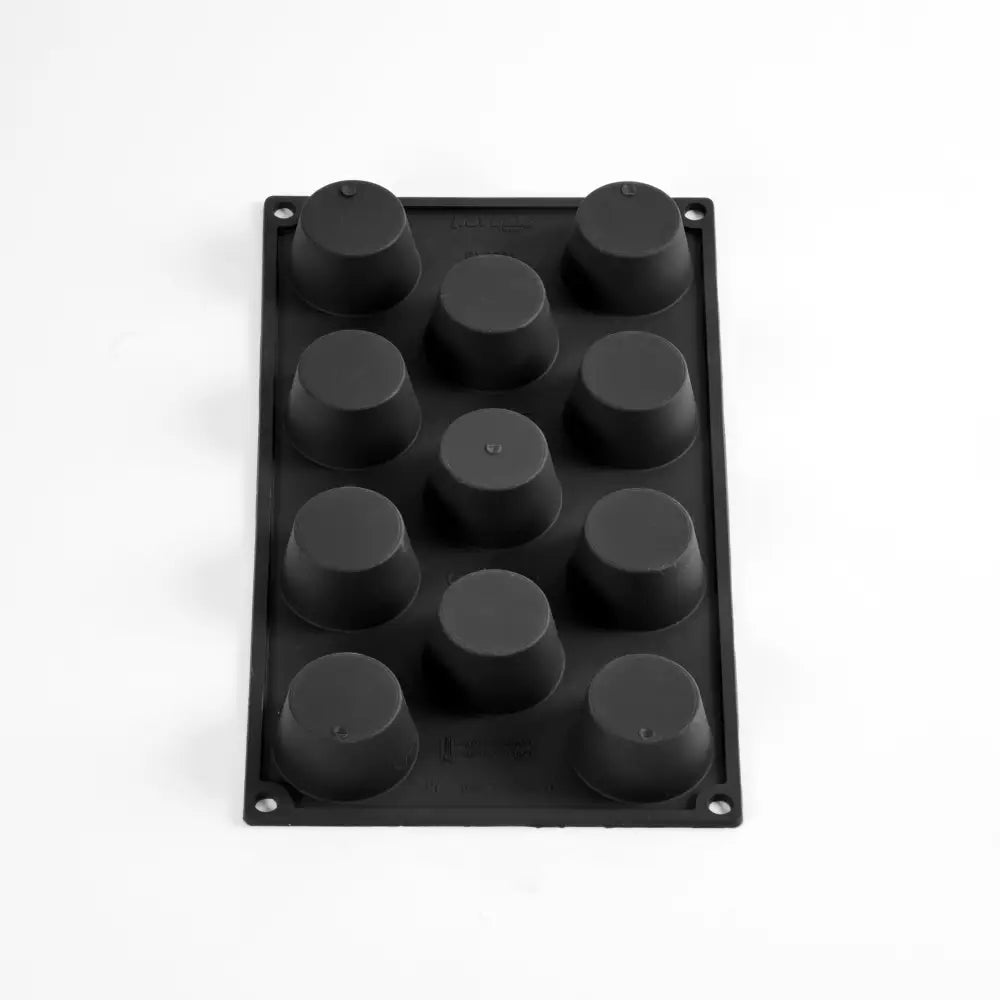 MUFFIN40TIME - STAMPO PAVOFLEX MM 300X175 ANTONIO BACHOUR 11 IMPRONTE - Ø MM 50X28 H - VOL. ~ 40 ML - PX3221S - PAVONI