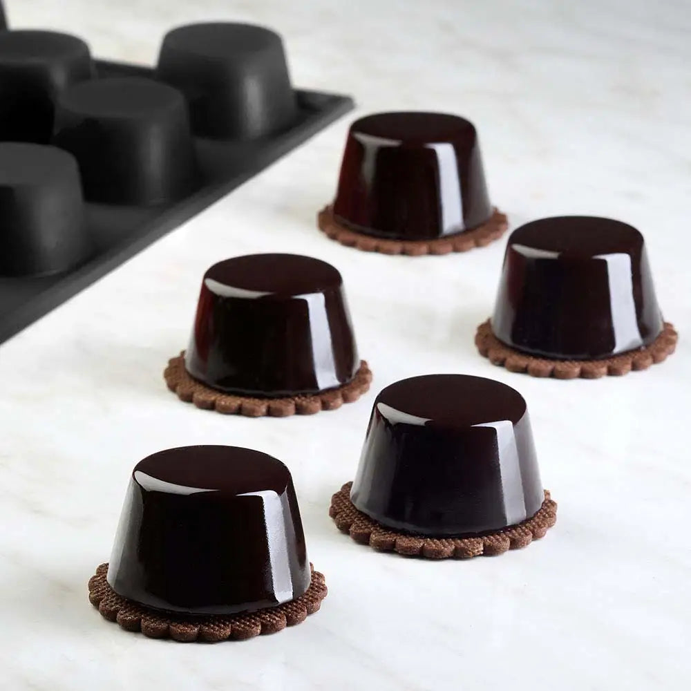 MUFFIN40TIME - STAMPO PAVOFLEX MM 300X175 ANTONIO BACHOUR 11 IMPRONTE - Ø MM 50X28 H - VOL. ~ 40 ML - PX3221S - PAVONI