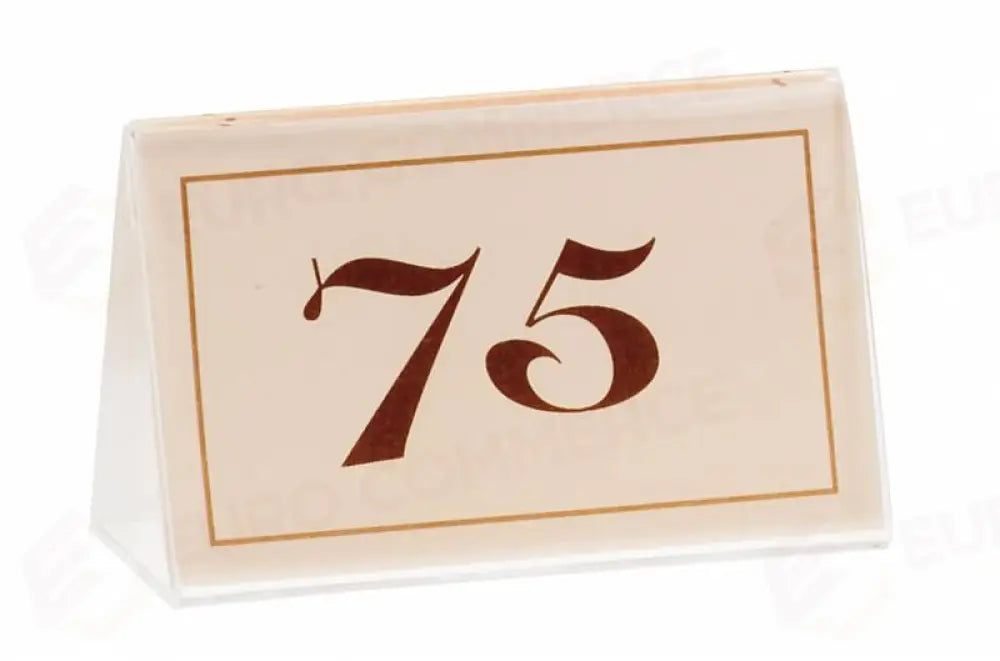 NUMERI DA TAVOLO AVORIO - NUMERI 51-75 - 8,5X5 CM - T6007.OC - LEONE - ACCESSORI TAVOLA