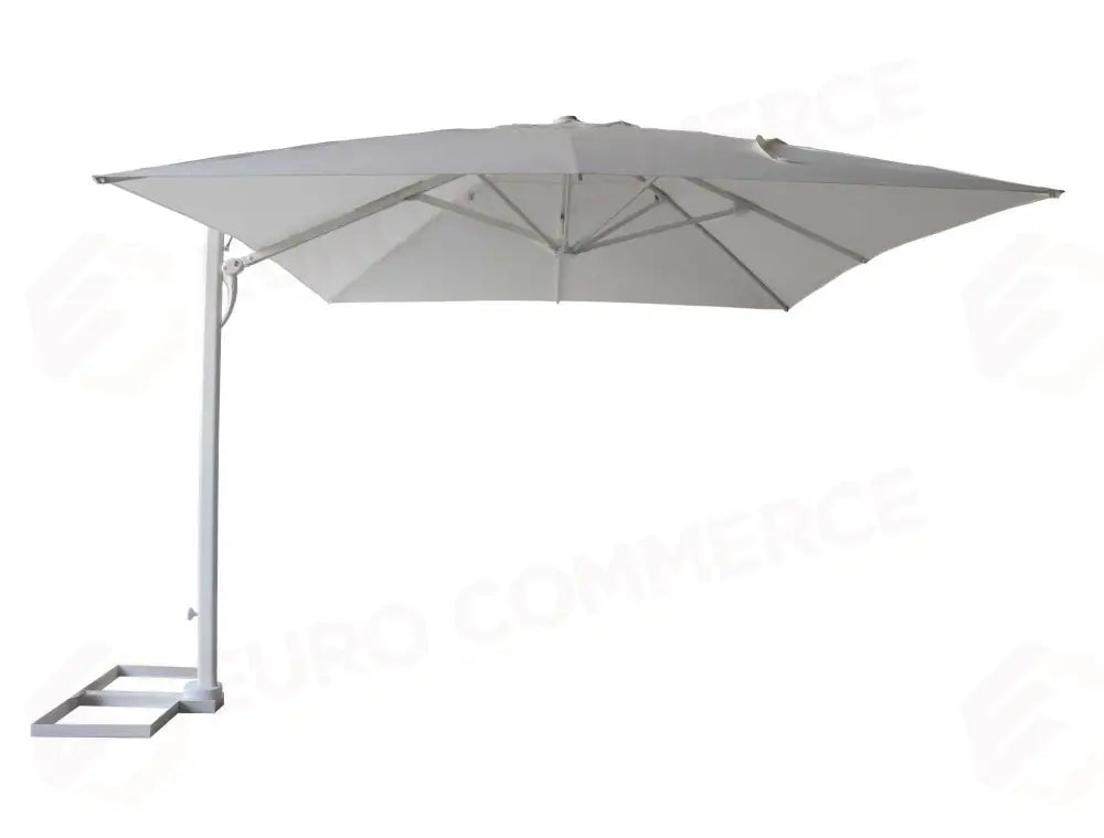 OMBRELLONE ALLUMINIO FUNCHAL PALO LATERALE C/TELO BIANCO M3X3H2,75 - 7302460000 - VACCHETTI