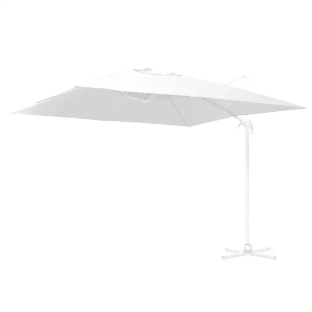 OMBRELLONE ALLUMINIO MONTANA 3X3H2,65M BIANCO PALO LATERALE - 7301780000 - VACCHETTI