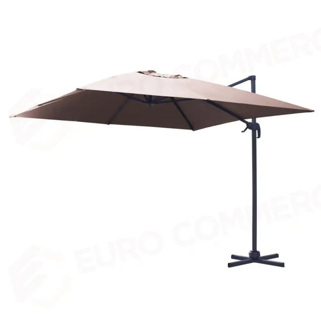 PARASOL MONTANA EN ALUMINIUM 3X3H2,65M AVEC MÂT CÔTÉ SABLE - 7300720000 - VACCHETTI 