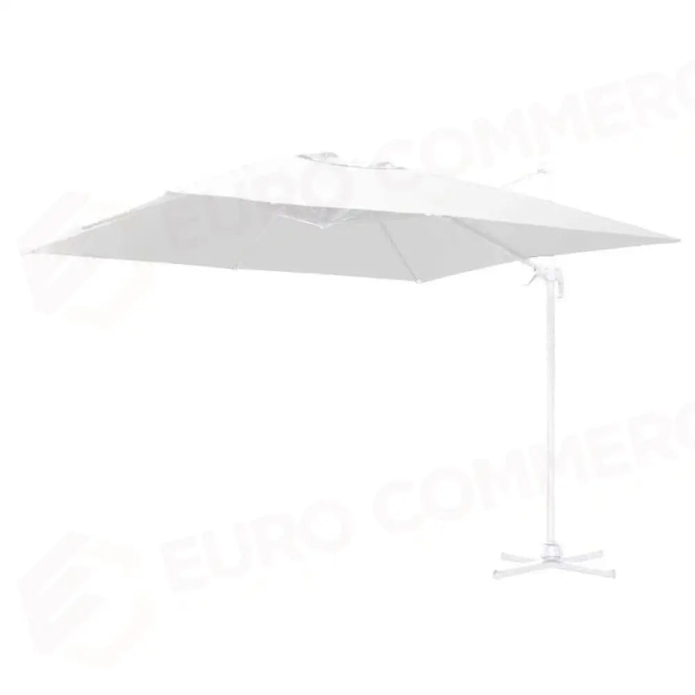 OMBRELLONE ALLUMINIO MONTANA 3X4H2,80M BIANCO PALO LATERALE - 7301790000 - VACCHETTI