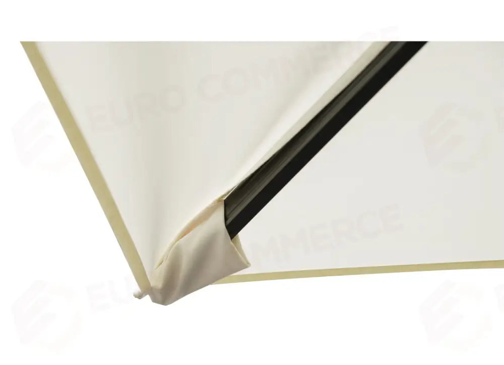 OMBRELLONE DOPPIO IN ALLUMINIO 3×3 - POLIESTERE ECRU' - ANTRACITE - CONTRACT