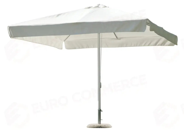 OMBRELLONE IN ALLUMINIO 3×3 - POLIESTERE ECRU' - BIANCO E5070B - GREENWOOD