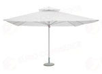 OMBRELLONE PUSH UP IN ALLUMINIO 4×4 - POLIESTERE BIANCO - BIANCO