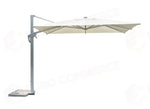 OMBRELLONE TENNESSEE IN ALLUMINIO 3×4 - POLIESTERE ECRU' - ANTRACITE - CONTRACT