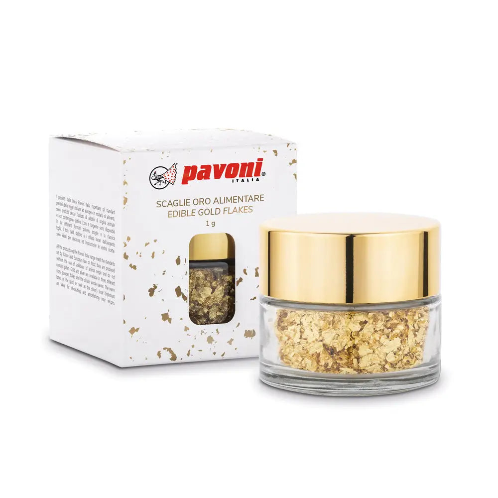 ORO PURO 24KT IN SCAGLIE - 1 GR - OROSC1 - PAVONI ITALIA - ATTREZZATURA PROFESSIONALE