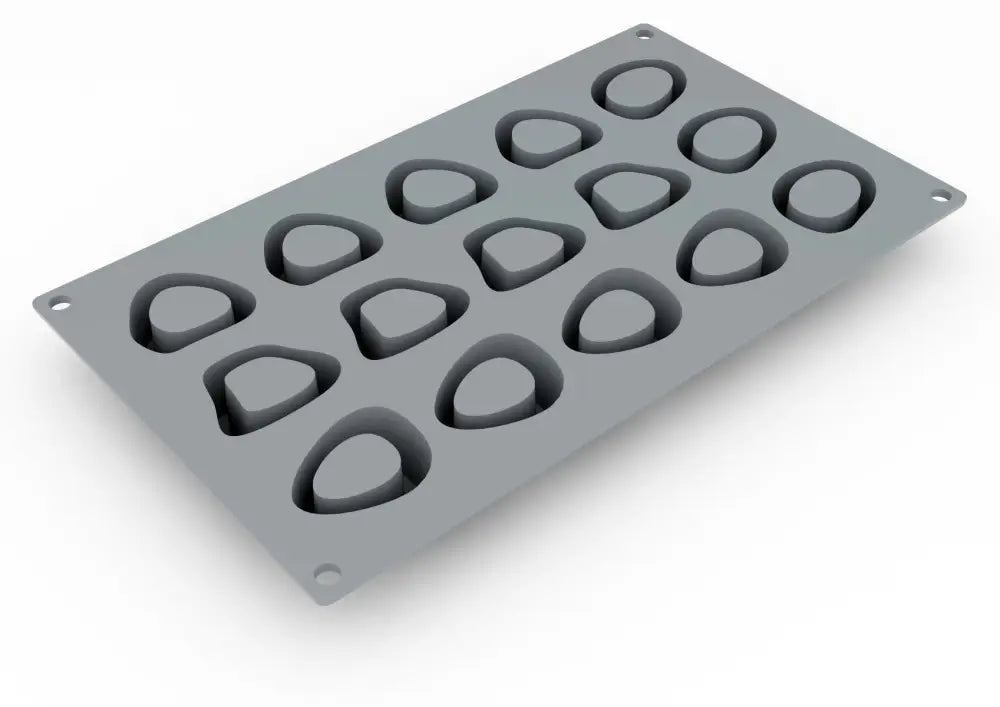 OSSOBUCO BY DAVIDE OLDANI STAMPO IN SILICONE 300 X 175 MM - 15 IMPRONTE 48X40X23 H MM VOL. - GG041S - PAVONI ITALIA