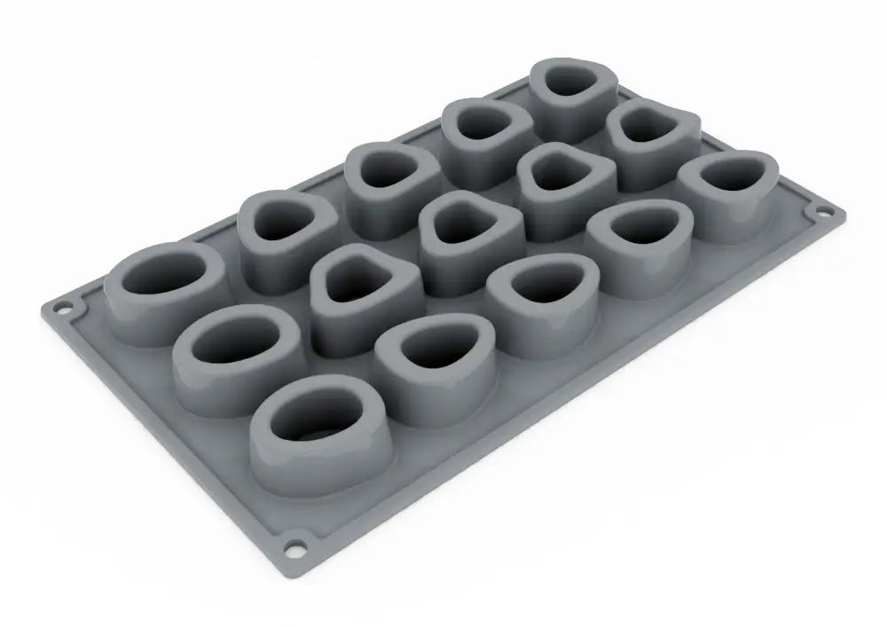 OSSOBUCO BY DAVIDE OLDANI STAMPO IN SILICONE 300 X 175 MM - 15 IMPRONTE 48X40X23 H MM VOL. - GG041S - PAVONI ITALIA