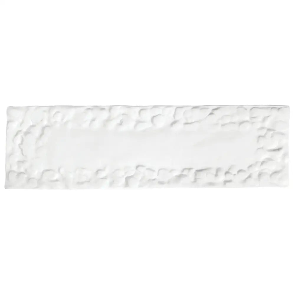 P.TO PIANO RETT.CM. 37,5×11 S/SMALTO MATERIA - MAT.21.S - SUMISURA - Piatti Gourmet