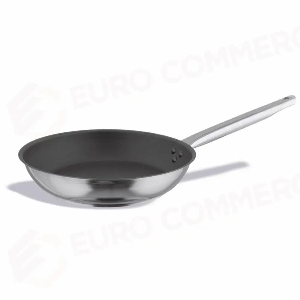 PADELLA ANTIADERENTE IN ACCIAIO INOX Ø28CM - 132-028 - KAREL - Attrezzatura