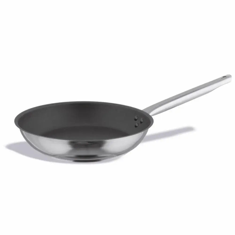 PADELLA ANTIADERENTE IN ACCIAIO INOX Ø36CM - 132-036 - KAREL - Attrezzatura
