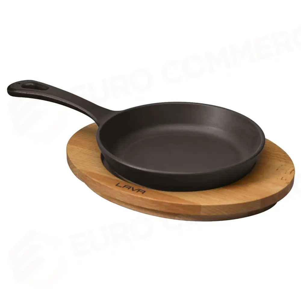 PADELLA CON SUPPORTO - GHISA SMALTATA - PADERNO