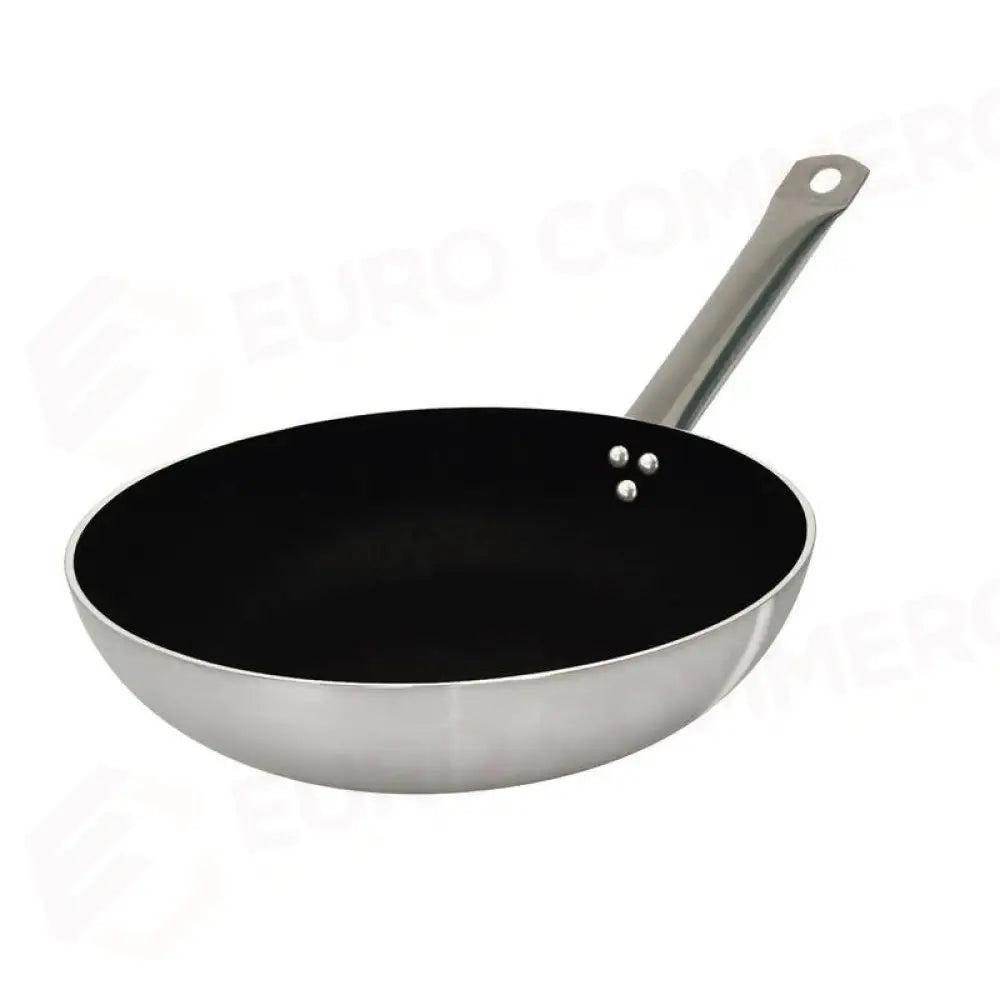 PADELLA INOX ANTIADERENTE SVASATA ALTA PER INDUZIONE DIAM 24. CM - 140024 - KAREL - Attrezzatura