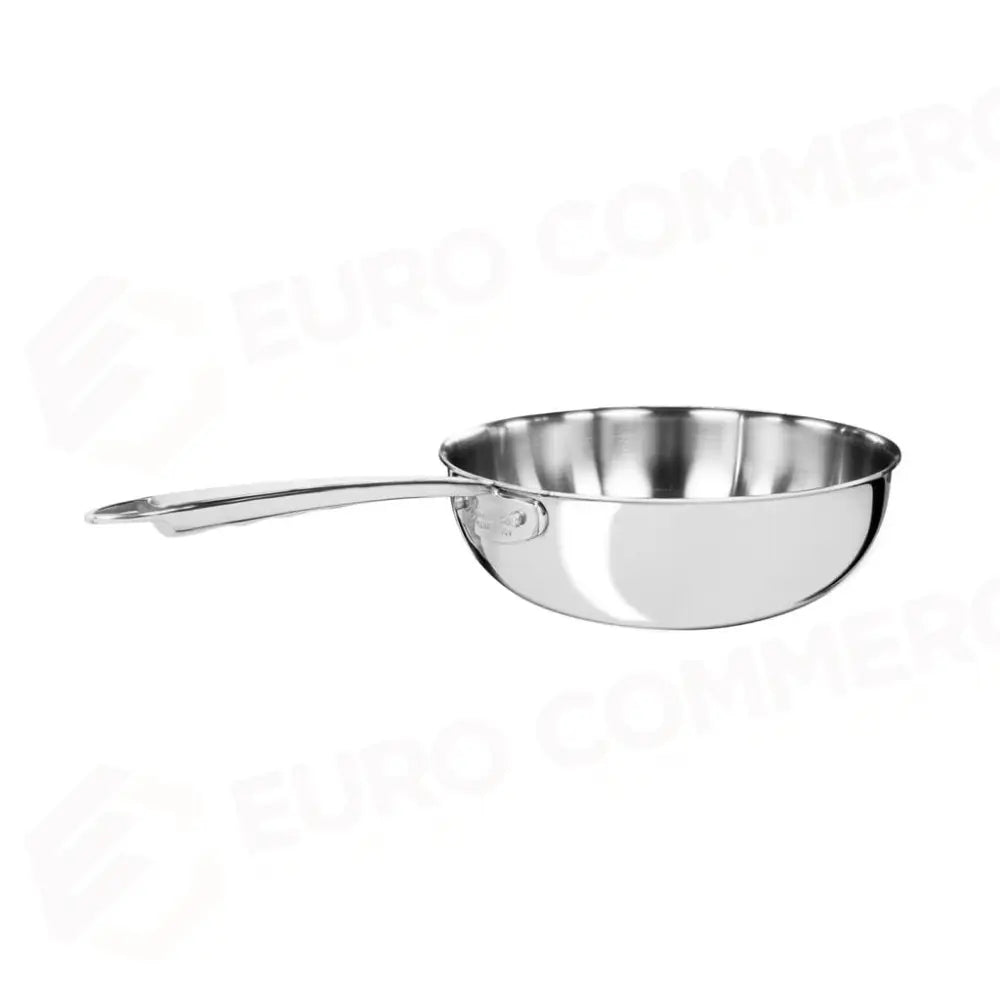 PADELLA MANTECARE 1 MANICO 24 CM ALU-INOX 3-PLY INDUZIONE ALUM111BM AGNELLI - 0072289 - MEDRI