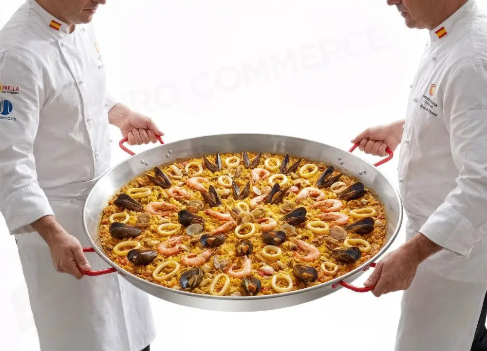 PADELLA PER PAELLA HENDI ADATTA A CUCINA FIESTA-GRILL GAS 146804 Ø800X(H)50MM - 622605