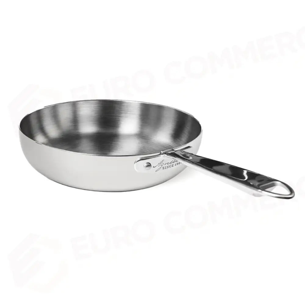 PADELLA SVASATA ALTA 1 MANICO 32 CM ALU-INOX 3-PLY INDUZIONE ALUM111B AGNELLI - 0072394 - MEDRI