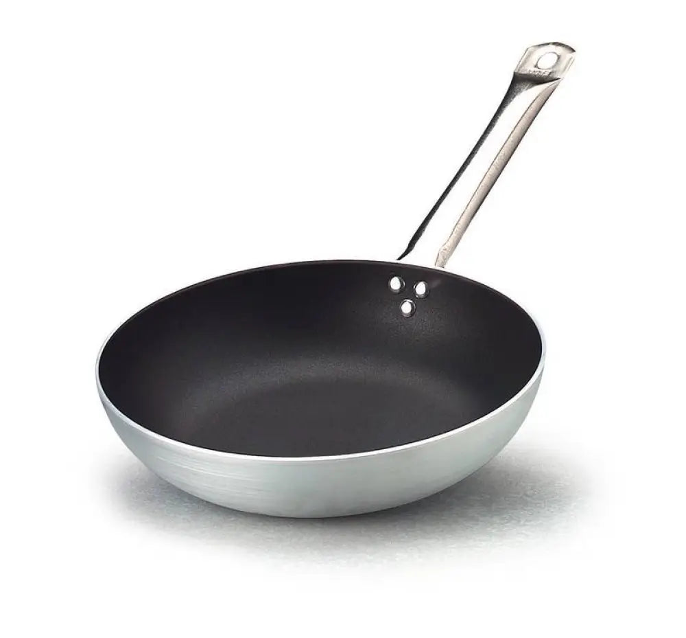PADELLA SVASATA ANTIADERENTE ALLUMINIO MANICO ACCIAIO INOX Ø20CM - 811-020 - KAREL - Attrezzatura