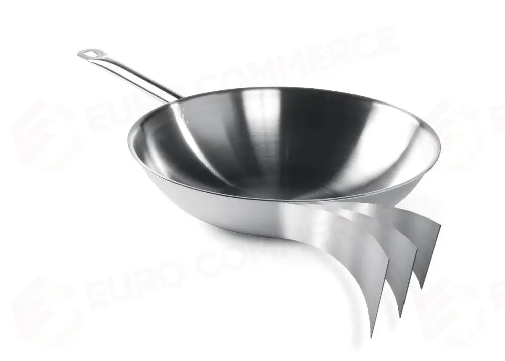 PADELLA WOK 3 STRATI - SENZA COPERCHIO HENDI Ø360X(H)100MM - 839003