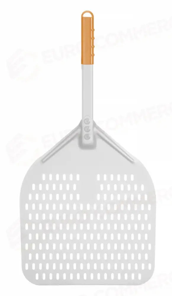 PALA PIZZA CON MANICO CORTO SQUADRATA PERFORATA 350X710MM - HENDI