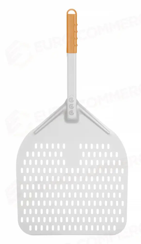 PALA PIZZA CON MANICO CORTO SQUADRATA PERFORATA HENDI 350X710MM - 618066