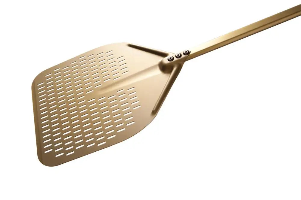 PALA PIZZA RETTANGOLARE FORATA 33X33 CM GHA AV-32RF GI.METAL - 20040001 - MEDRI
