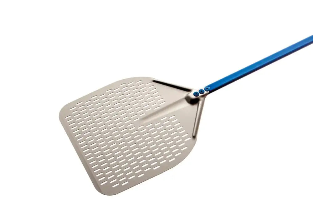 PALA PIZZA RETTANGOLARE FORATA 41X41 CM AZZURRA A-41RF GI.METAL - 20040014 - MEDRI