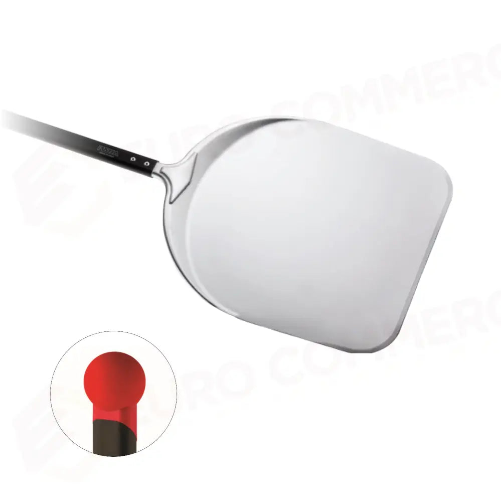 PALA PIZZA RETTANGOLARE IN ALLUMINIO 40CM-TOT.164CM - 235034 - PIAZZA - PALE PIZZA