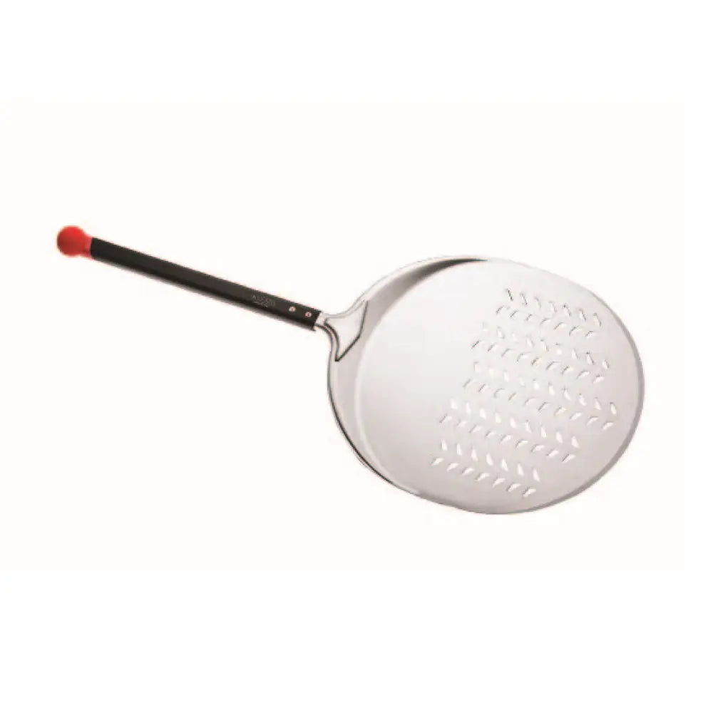 PALA PIZZA TONDA FORATA IN ALLUMINIO 36CM-MANICO CORTO- TOT.70CM - 235320 - PIAZZA - PALE PIZZA
